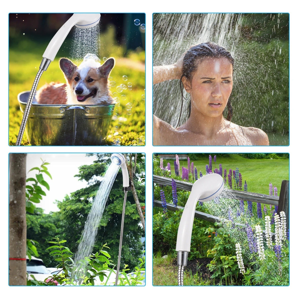 RinseSplash draagbare campingdouche
