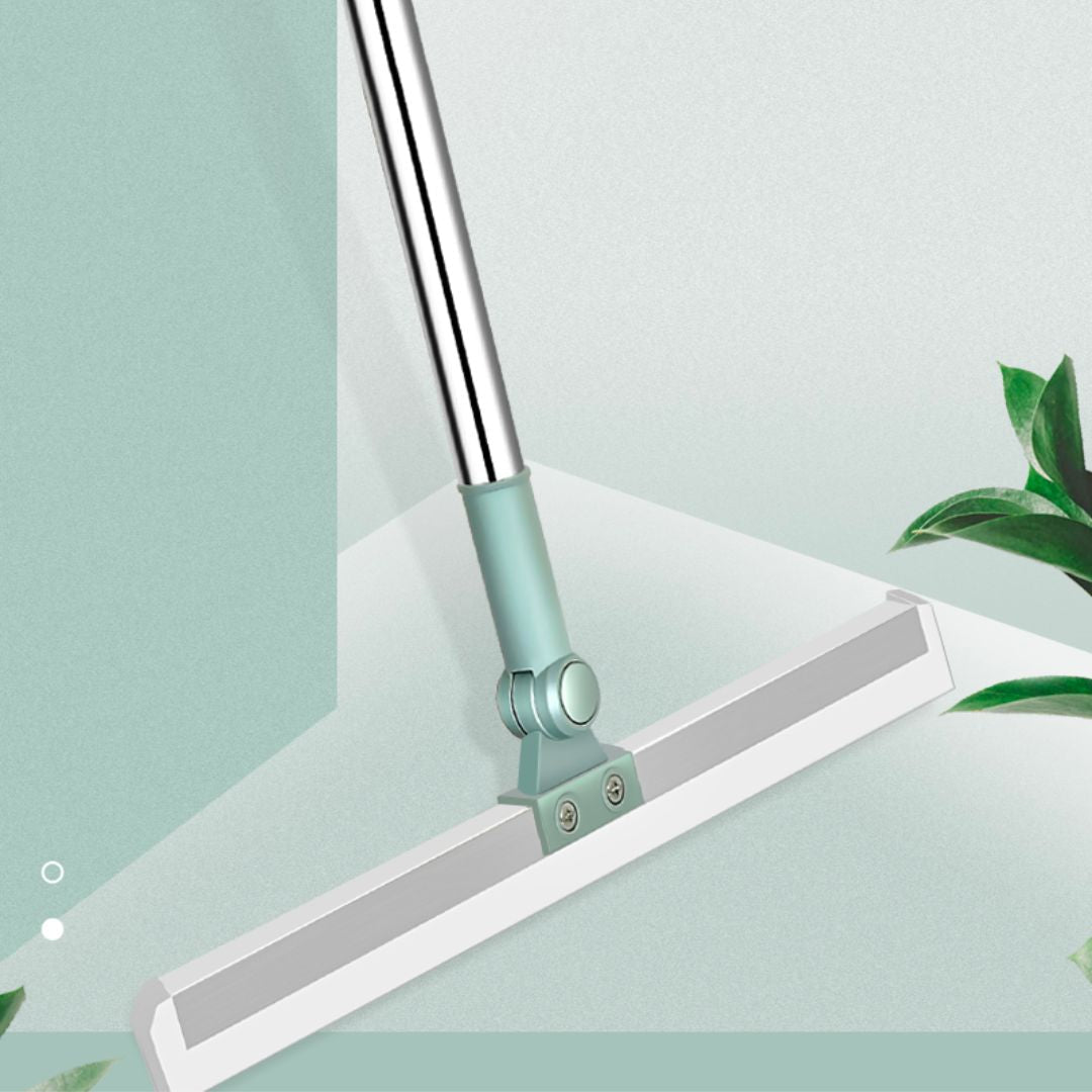 Siliconen vloerwisser met ergonomische steel