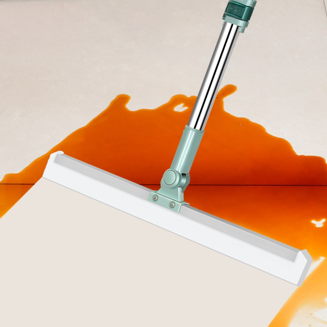 Siliconen vloerwisser met ergonomische steel