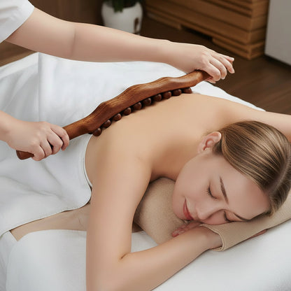 THERAWOOD houten Gua Sha massagestaaf