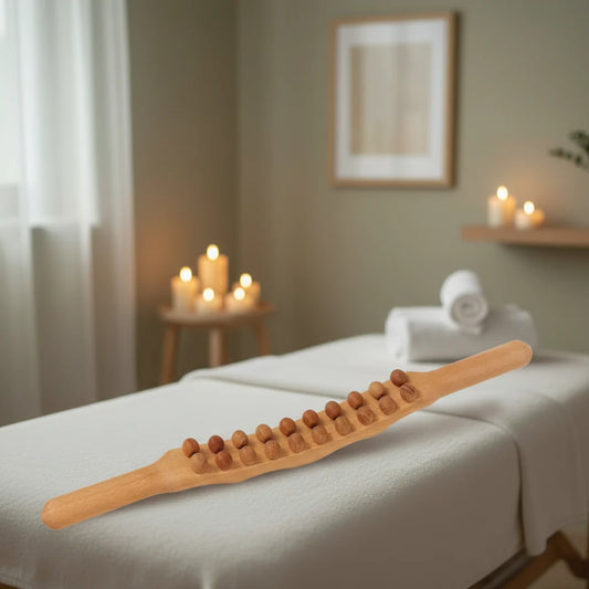 WOOLEASE houten Gua Sha massagestaaf