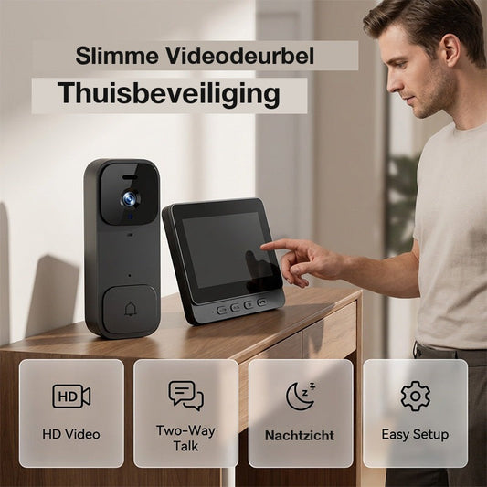 VisiDoor draadloze videodeurbel