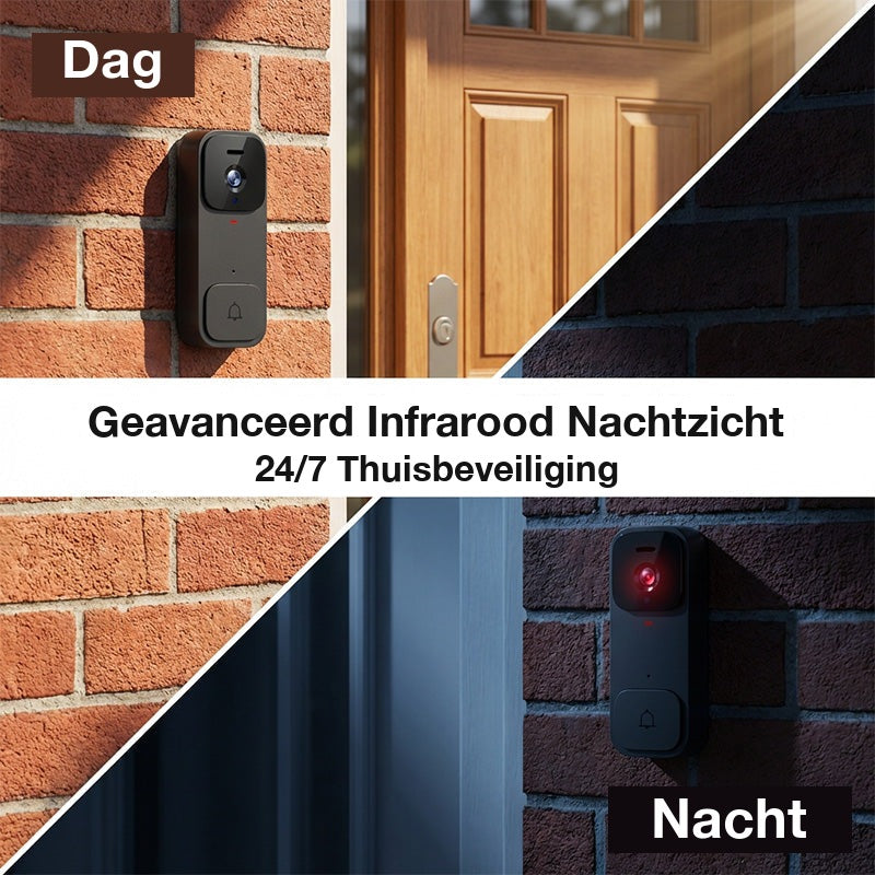 VisiDoor draadloze videodeurbel