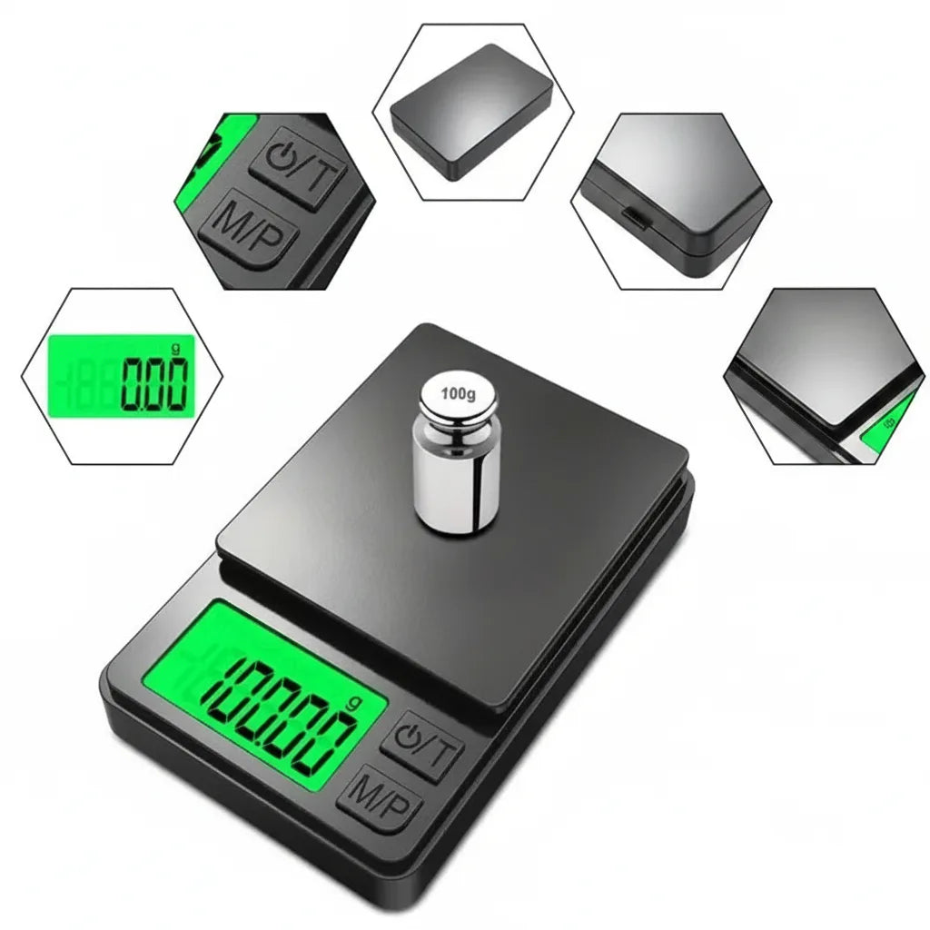 Digitale precisieweegschaal compact