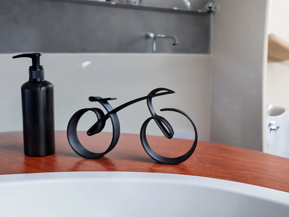 Lumio minimalistische metalen fietssculptuur