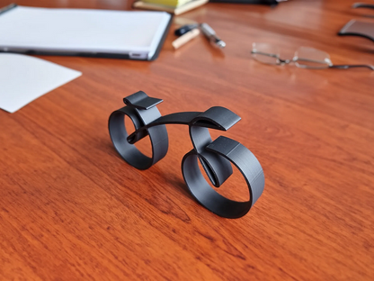 Lumio minimalistische metalen fietssculptuur