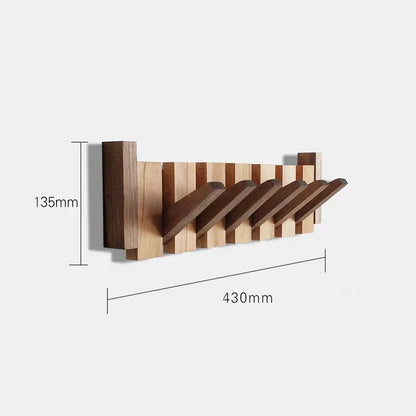 Houten Pianovormige Wandkapstok