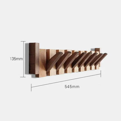 Houten Pianovormige Wandkapstok