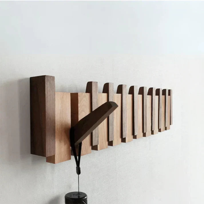 Houten Pianovormige Wandkapstok