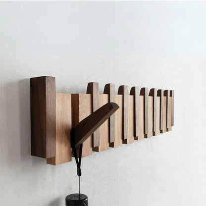 Houten Pianovormige Wandkapstok