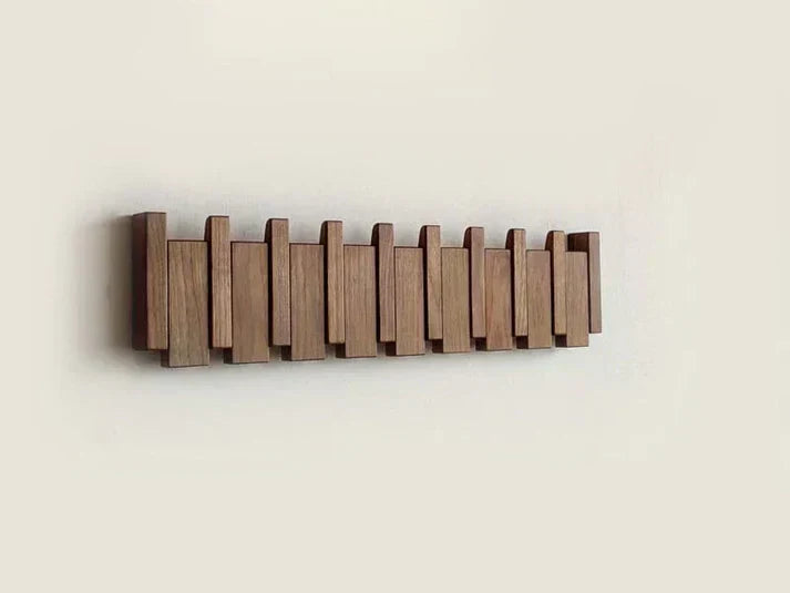 Houten Pianovormige Wandkapstok