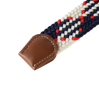 StretchBuckle elastische faux lederen riem