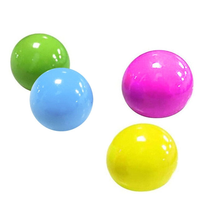 StickyBalls lichtgevende plakballen 45 mm