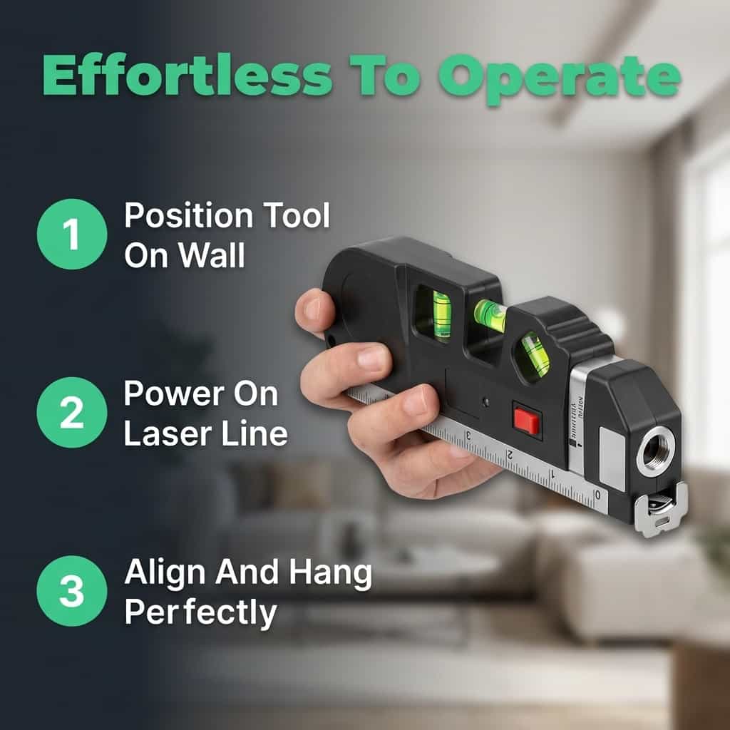EasyLevel 4-in-1 laser meetgereedschap