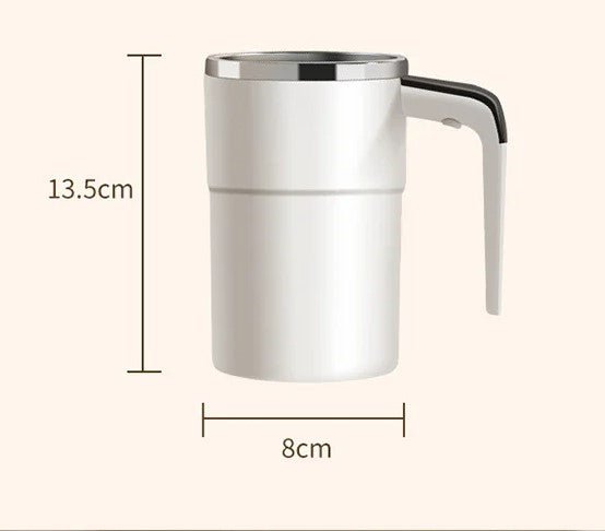 Draagbare zelfroerende koffiebeker