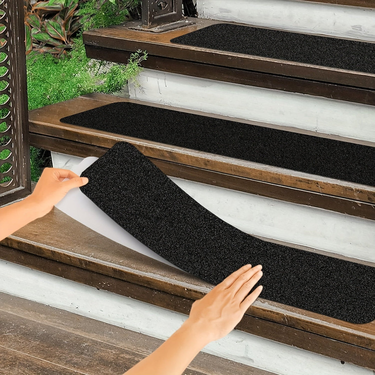Rein zelfklevende antislip traptreden