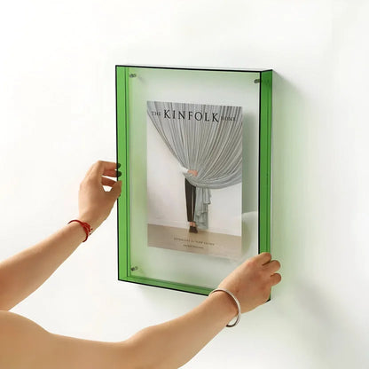 Helder acryl fotolijst minimalistische wandlijst