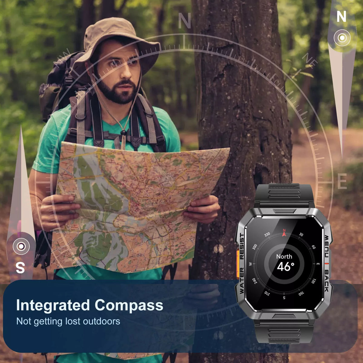 TrailMate robuuste smartwatch