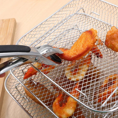 Stapelbare RVS airfryer manden