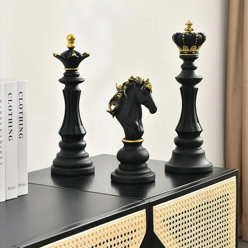 Decoratieve Schaakfiguren Klassiek Beeldje