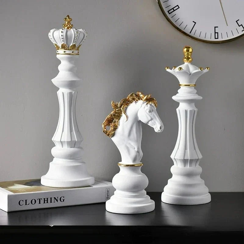 Decoratieve Schaakfiguren Klassiek Beeldje