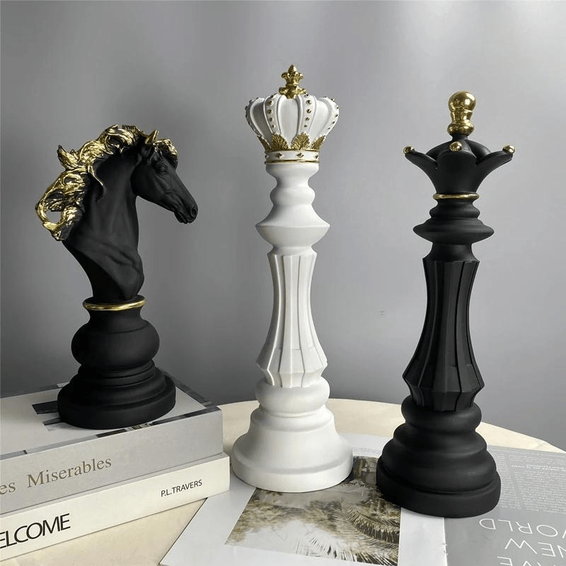 Decoratieve Schaakfiguren Klassiek Beeldje