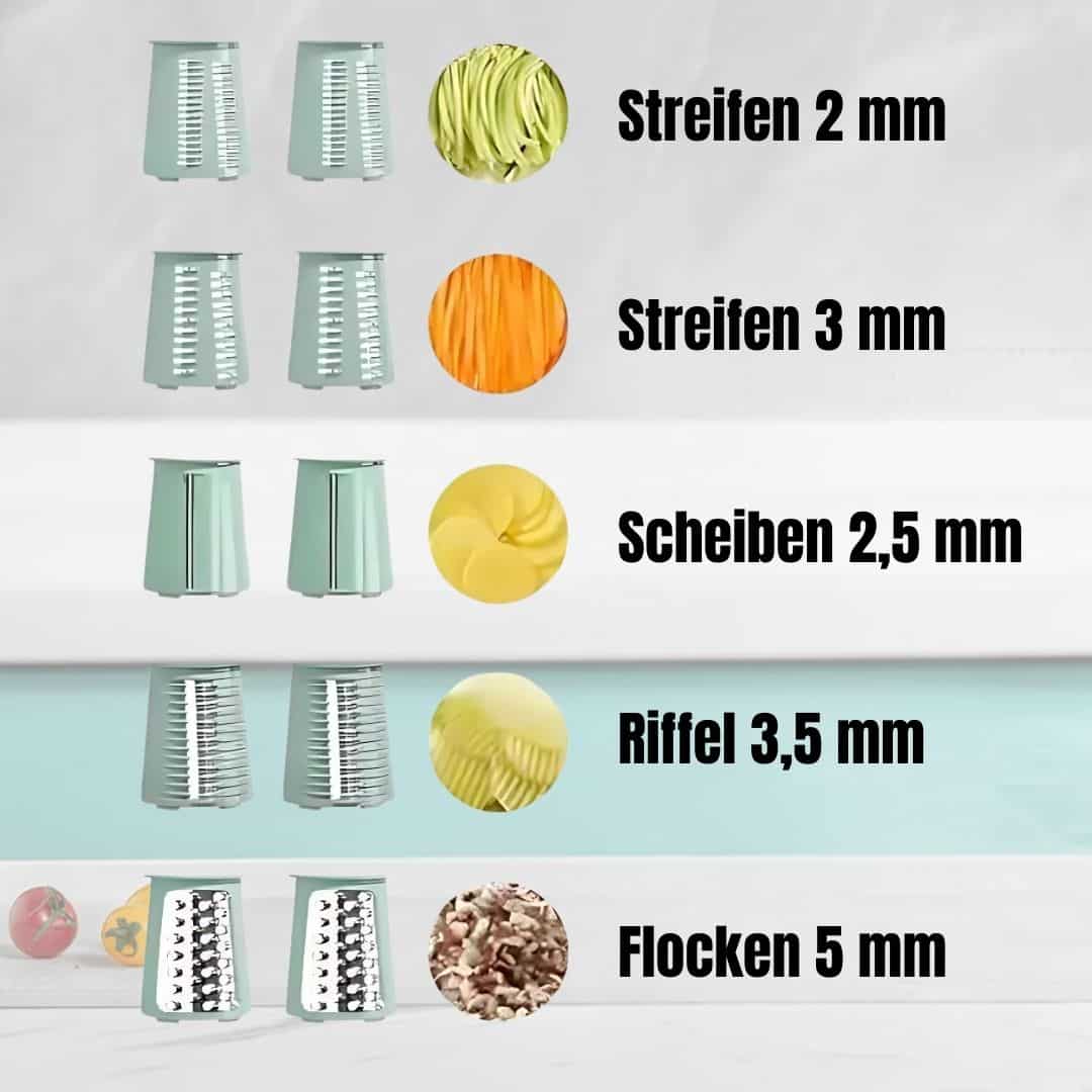 SliceMaster multifunctionele keukenrasp en hakker