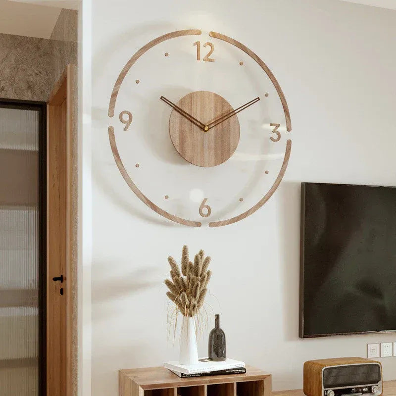 Odior Scandinavische houten wandklok