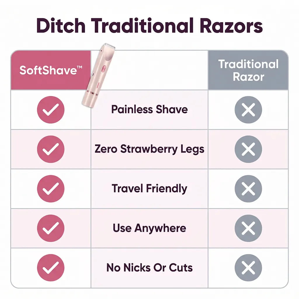 SoftShave 2-in-1 zachte ladyshave