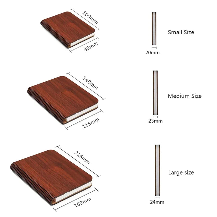 BookLamp draadloze houten boeklamp