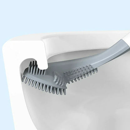 Flexibele toiletborstel met wandhouder