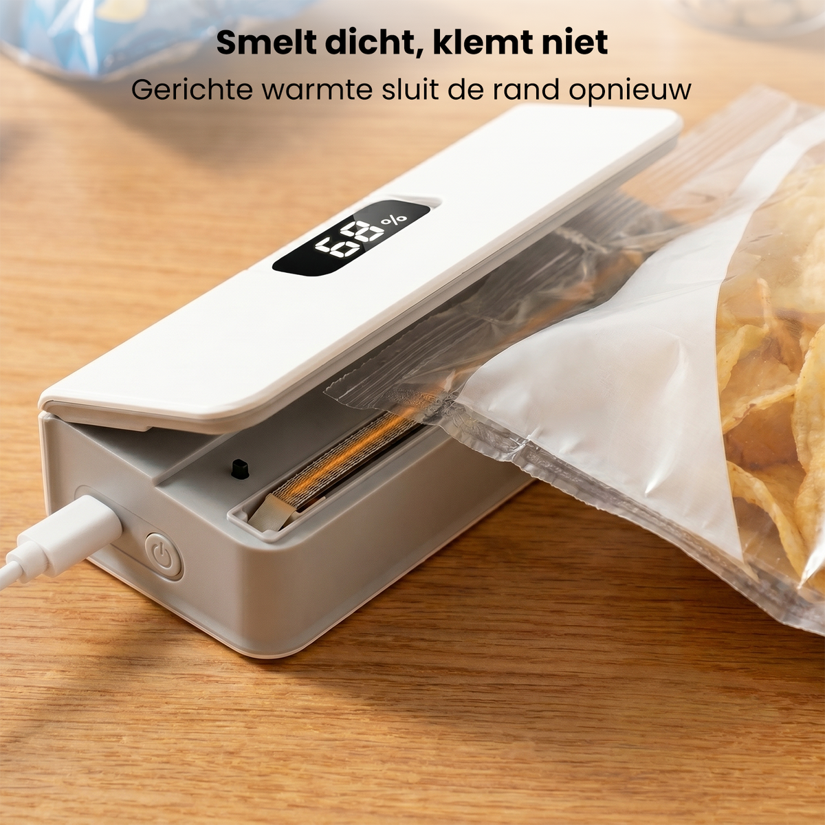 SnapSeal oplaadbare mini zakkenluiter