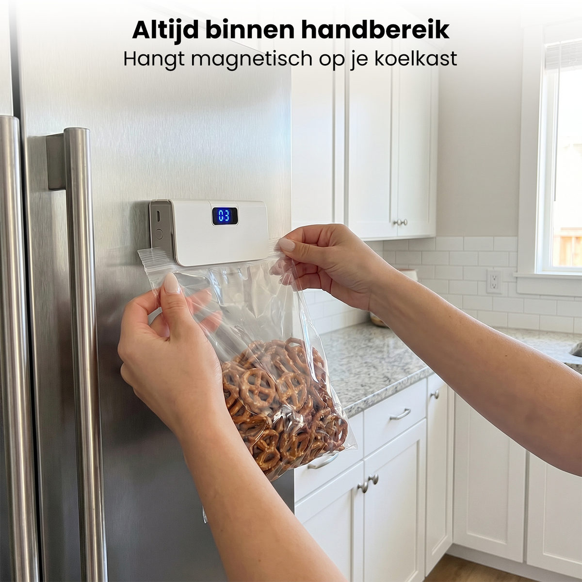 SnapSeal oplaadbare mini zakkenluiter