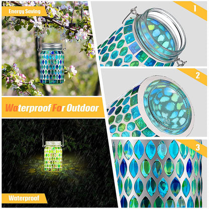 Lumio solar buitenlamp glas-in-lood