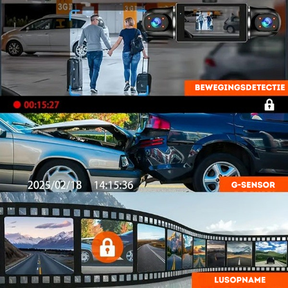 DriveGuard 4-kanaals autocamera