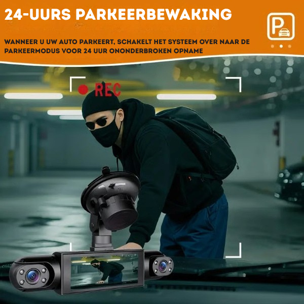 DriveGuard 4-kanaals autocamera