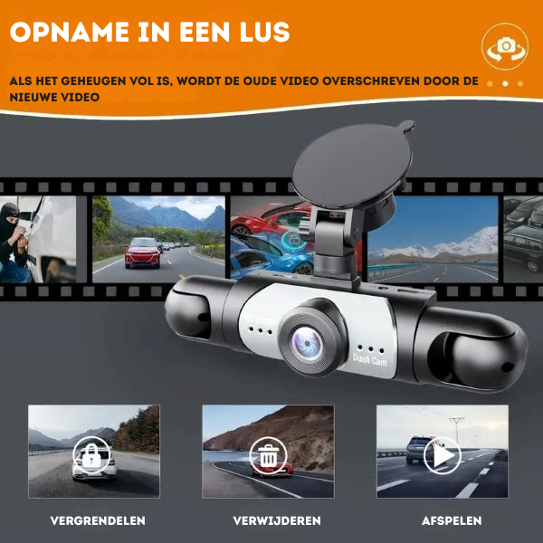 DriveGuard 4-kanaals autocamera