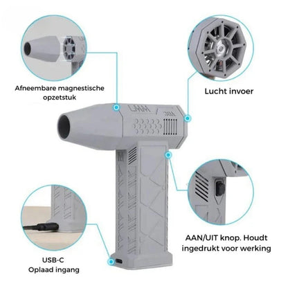 AirVolt draagbare luchtblazer