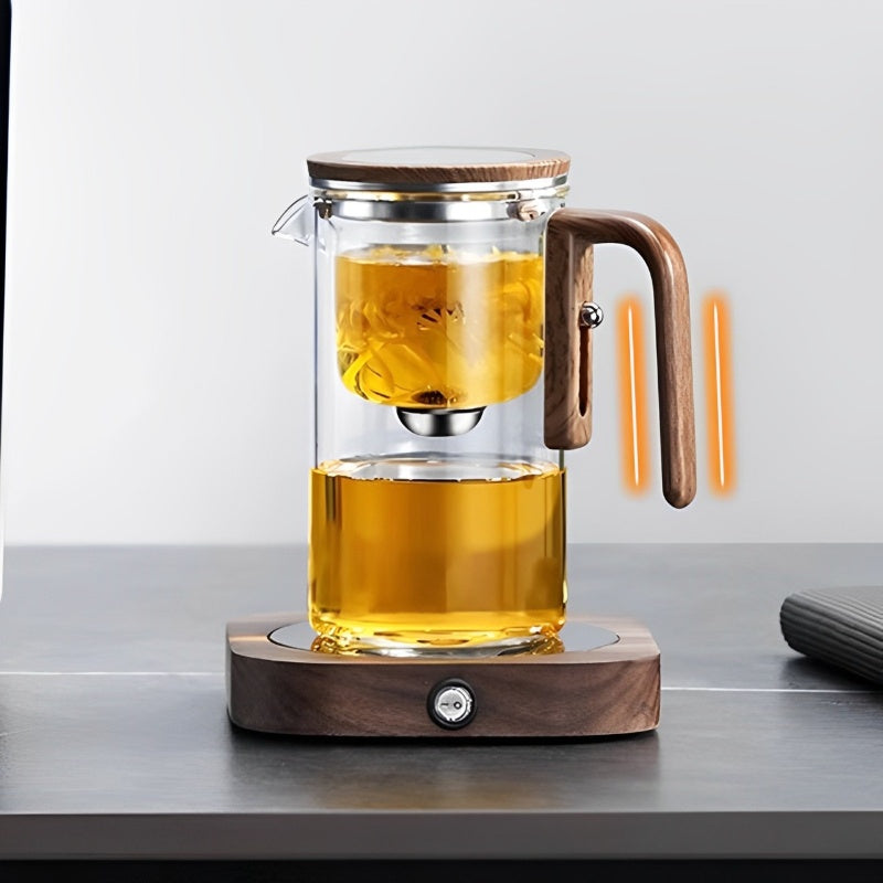 BrewCraft glazen theepot met filter