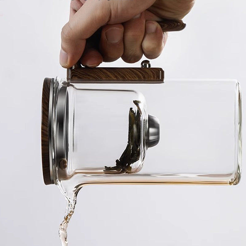BrewCraft glazen theepot met filter