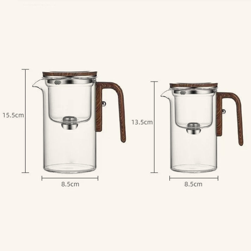 BrewCraft glazen theepot met filter