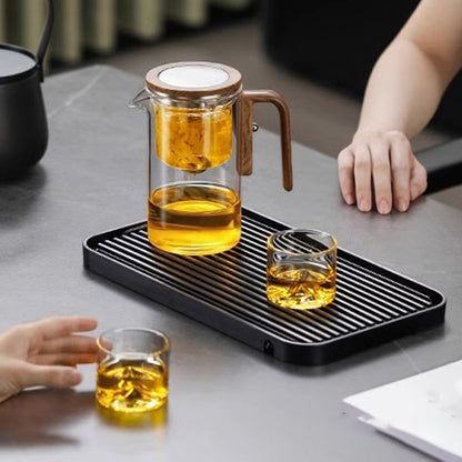 BrewCraft glazen theepot met filter