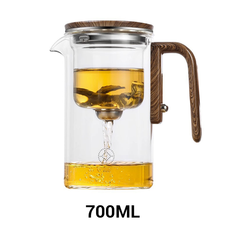 BrewCraft glazen theepot met filter