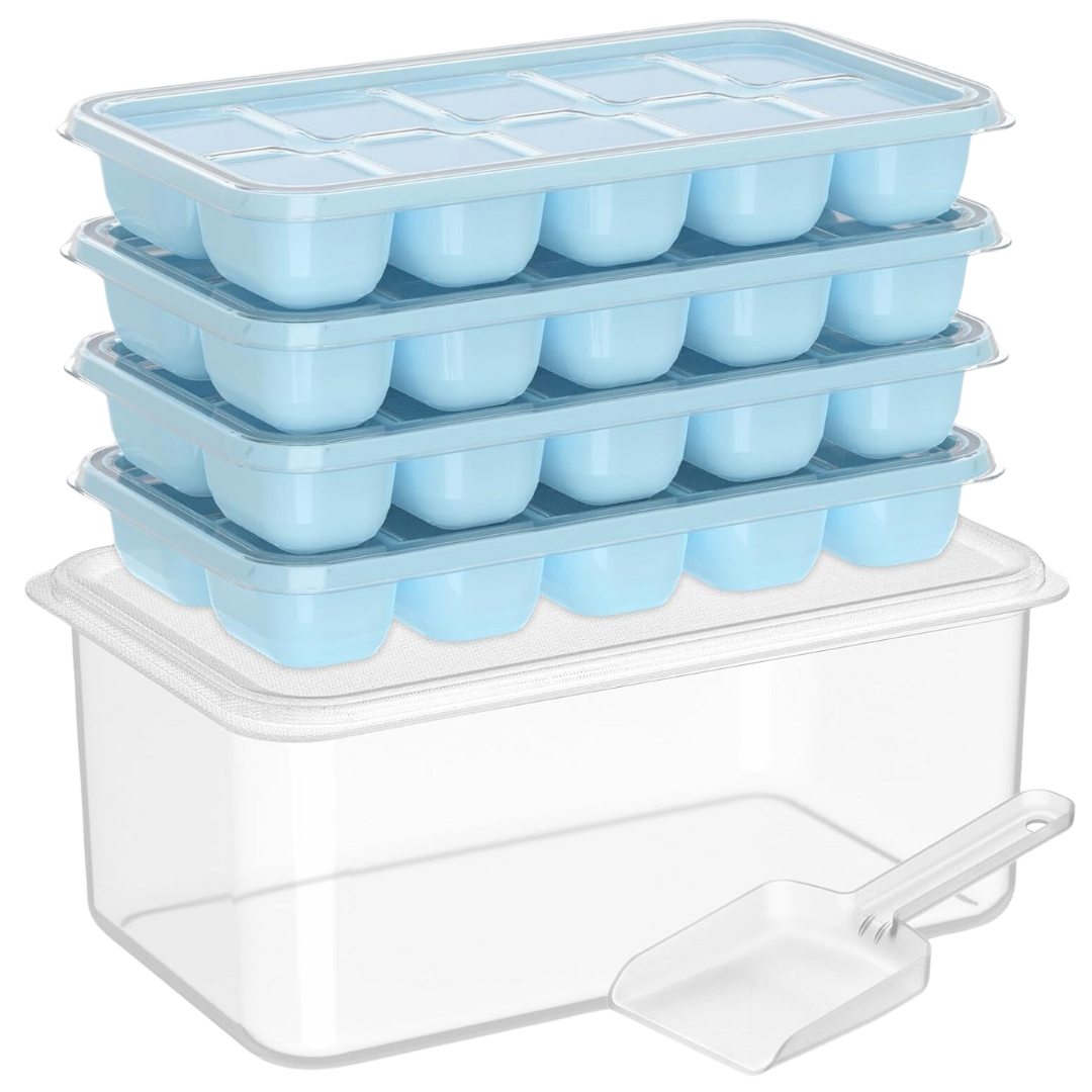 IJsblokjesvormen silicone stapelbaar compact