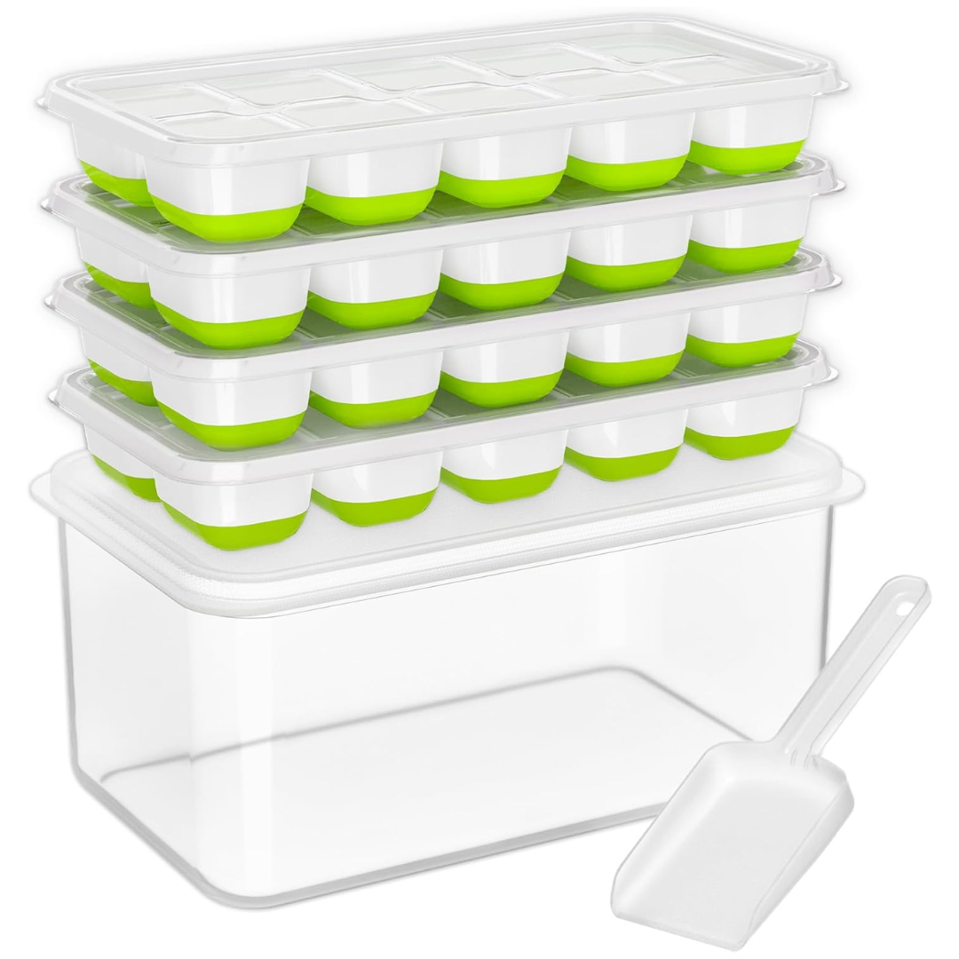 IJsblokjesvormen silicone stapelbaar compact