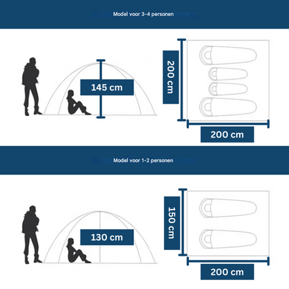 Instant Pop-Up Kampeertent