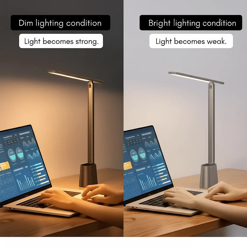 FOLDLITE opvouwbare led-bureaulamp