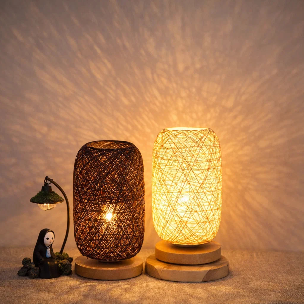 Lumio rotan tafellamp