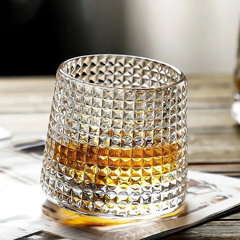 Geribbelde drinkglazen met structuur