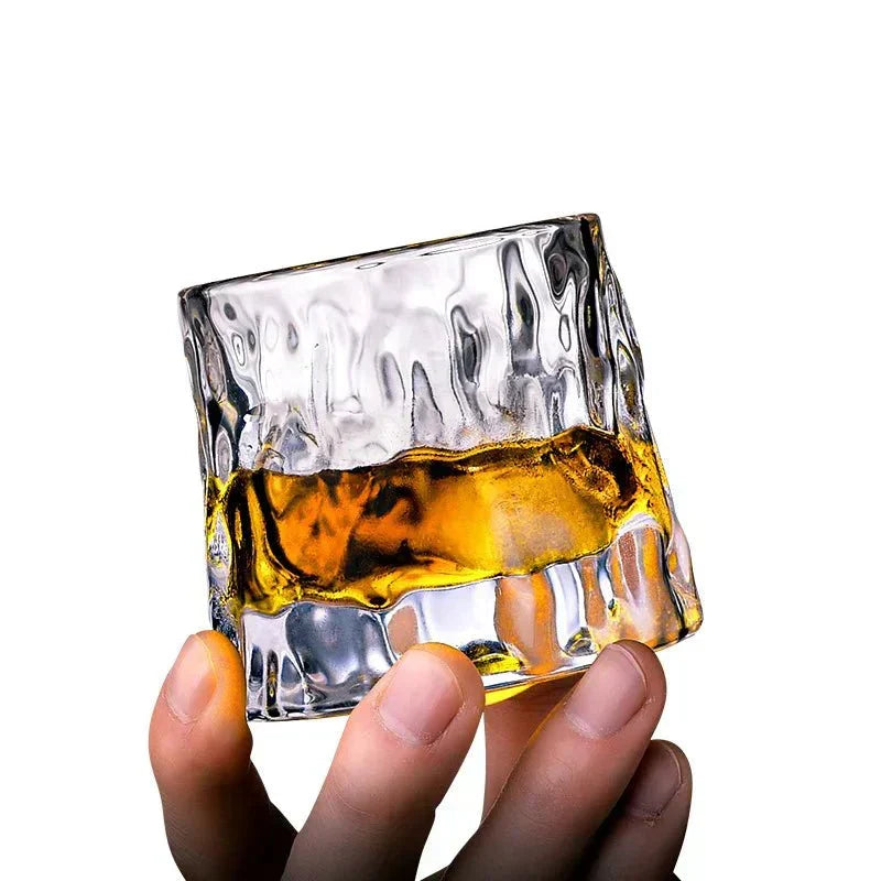 Geribbelde drinkglazen met structuur